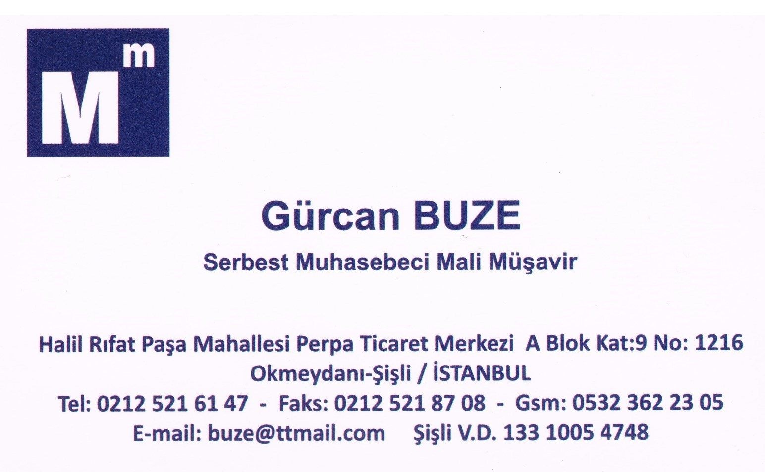 SMMM - GÜRCAN BUZE