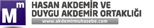 SMMM.HASAN AKDEMİR  DUYGU AKDEMİR ORTAKLIĞI