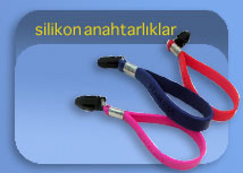 silikon anahtarlık