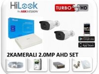 Hilook 2 Kameralı 2.0MP AHD Güvenlik Kamera Seti