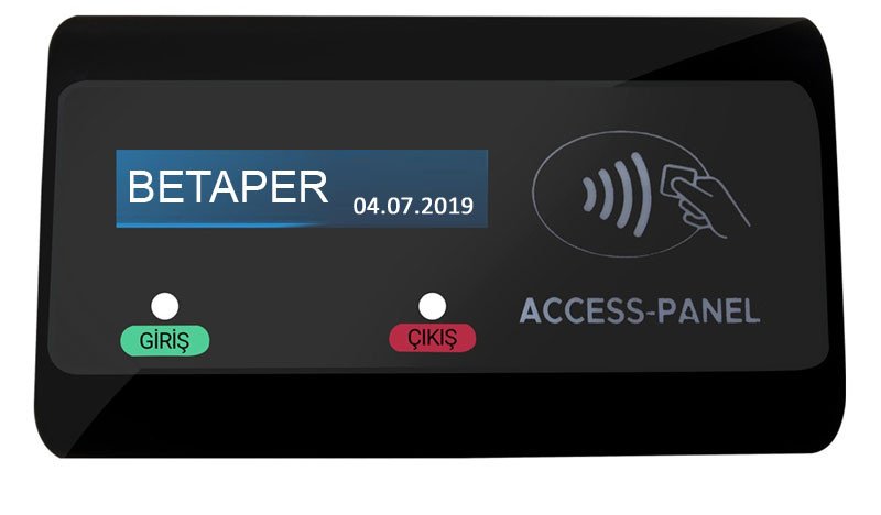 Kartlı Access Kontrol Paneli