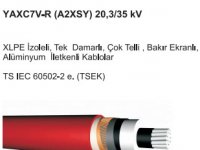 XLPE 1x150/25mm Alüminyum İzoleli Kablo