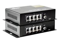 KX1084 4 Kanal Telefon Fiber Converter