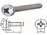 PASLANMAZ YSB METRİK VİDA DIN 7985