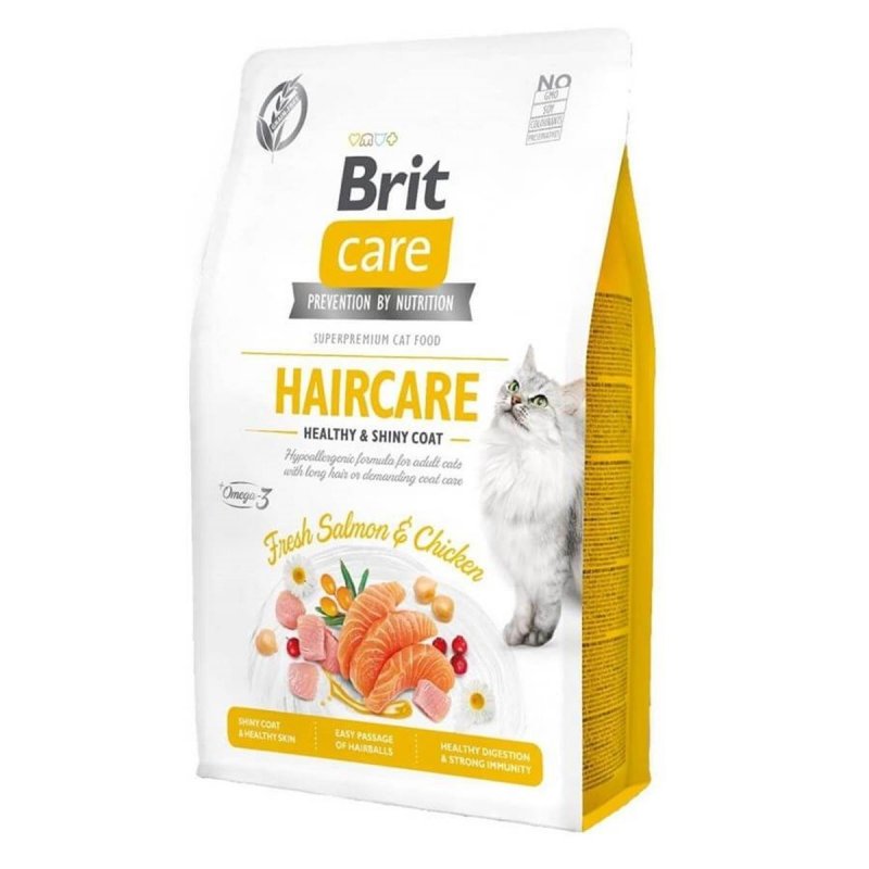 ahılsız Haircare Tavuklu Somonlu Kedi Maması 2 kg