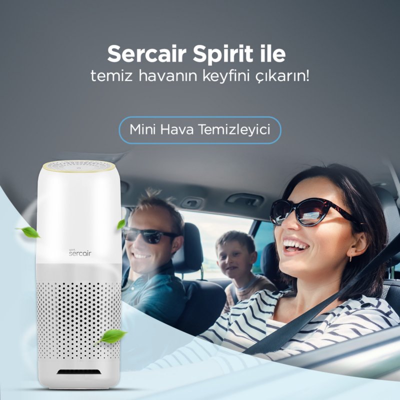 Spirit Araba içi Mobil Hava Temizleme Cihazı