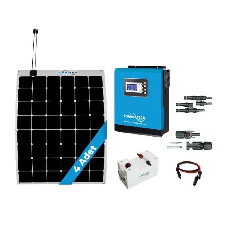 4 PANEL 170 WP 3 KWE OFF GRİD SOLAR PAKET