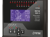 RGT-18SVC 18 Kademe, SVC Uyumlu, Grafik LCD Ekranlı Trifaze Reaktif Güç Kontrol Rölesi