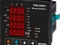 TPM-01 ESH Haberleşmeli, 4×4 Hane LED Ekranlı Enerji Analizörü