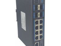 CLR-IES-L284P 8-Port Gigabit RJ45 POE + 4 Port Gigabit SFP Endüstriyel POE Switch Yönetilebilir Mana