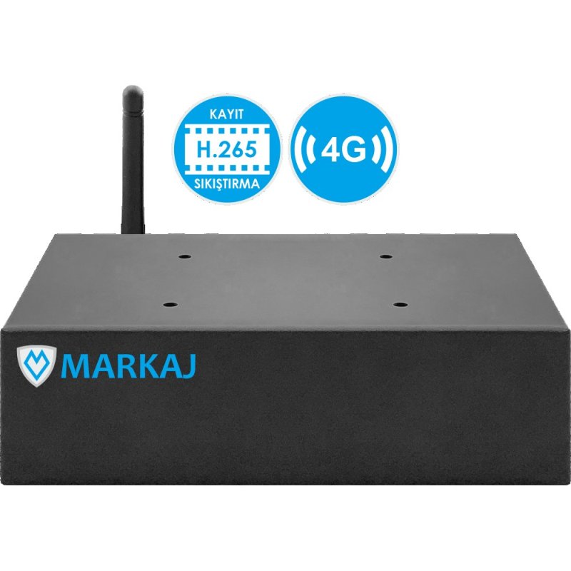 MK-604G XMeye Dahili 4G SIM Kart Destekli 5M-N 5in1 H.265 4 Kanal Hybrid Araç Kayıt Cihazı