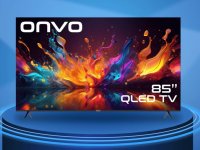 ONVO 85VQ90F3UA 85inç;  Televizyon 216 Ekran 4K Ultra HD Google Smart QLED TV